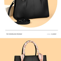 Genuine Leather Women Shoulder Crossbody Bag Large Capacity Soft Cowhide Handbag Ladies Tote Sac