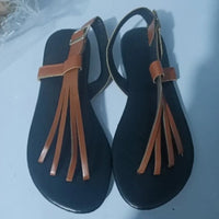 Summer Women Slippers Buckle Flat Sandals Fashion Outdoor Beach Shoes New Casual Flip Flops Metal Claw Slippers Slides Women Natalia Home Fashion    Natalia Home Fashion
