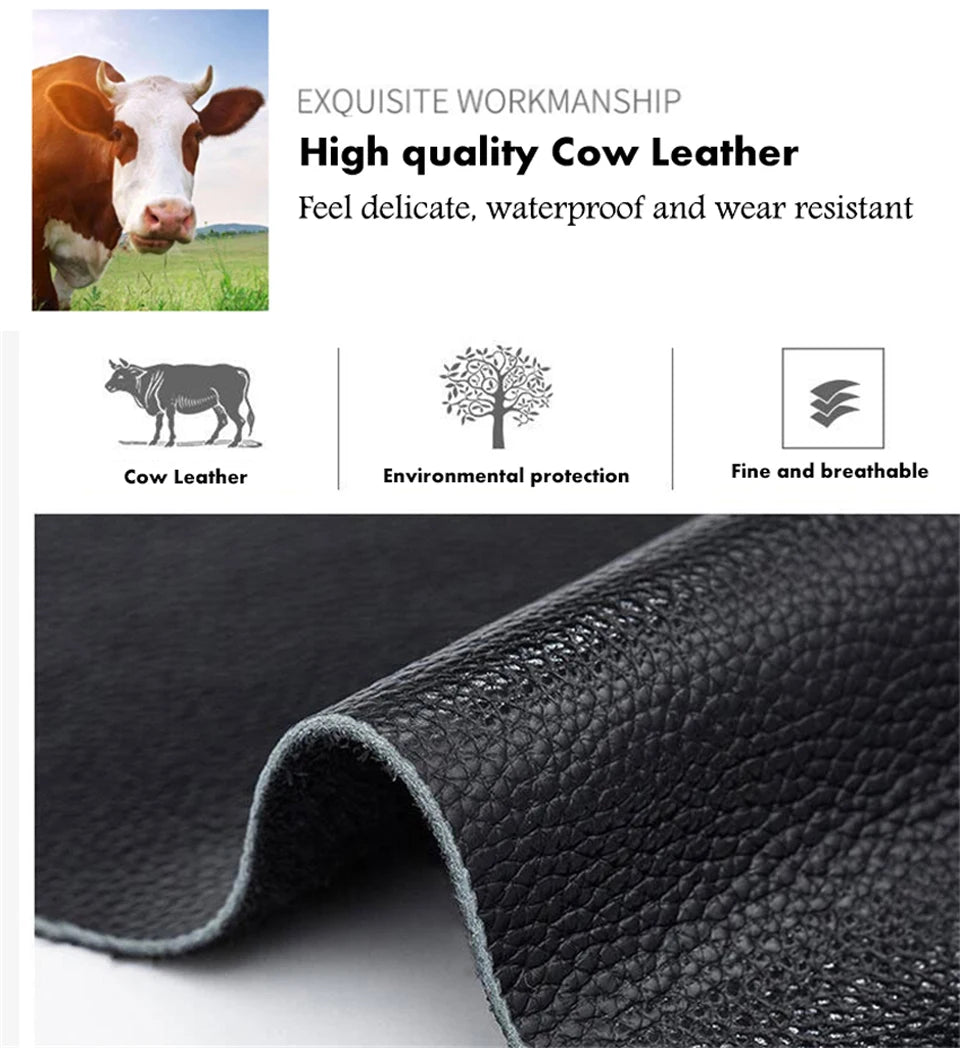 Soft Genuine Leather Crossbody Bag Women Fashion Shoulder Bag Large Capacity Handbag and Purse Ladies Cow hide Messenger Bag