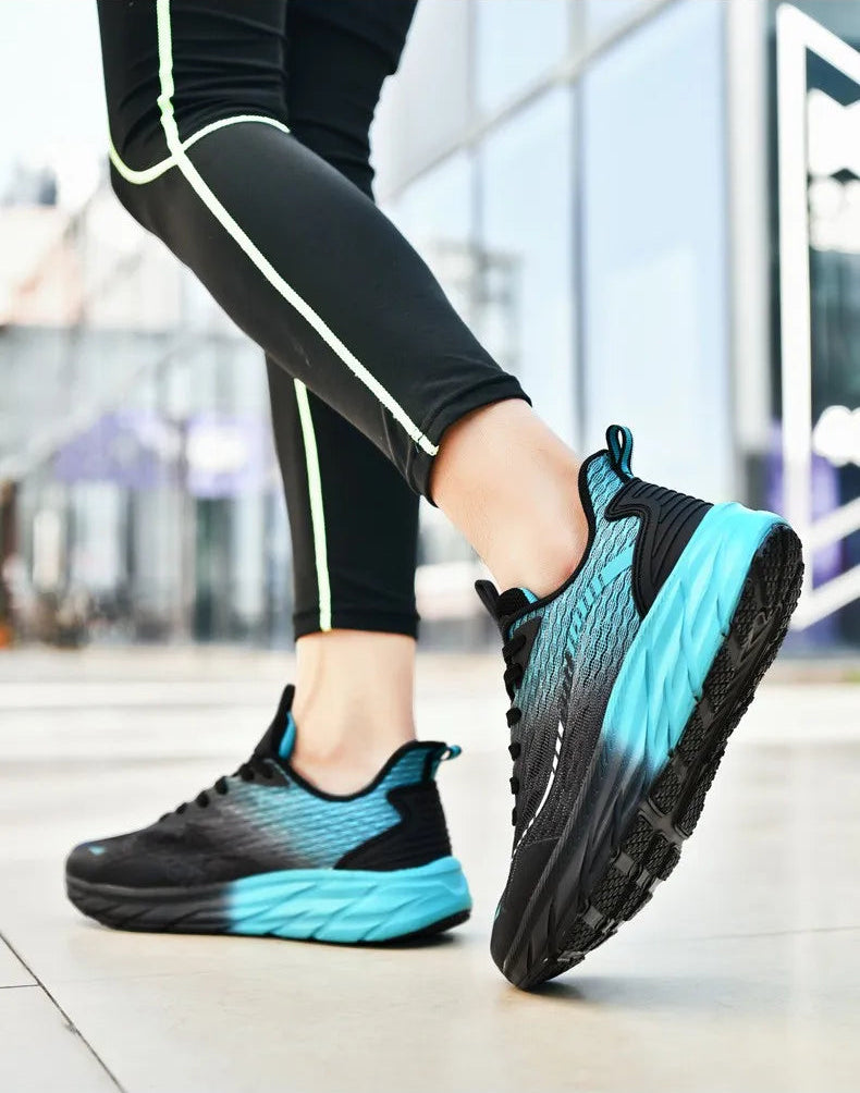 Breathable Lightweight Running Shoes Shock Absorption Women Fitness Exercise Sports Shoes for Women