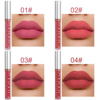 10pcs/set Nude Lip Gloss Matte Velvet Lipstick Waterproof Long-lasting  Liquid Lipstick Women Moist Lip Tint