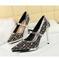French Style Pointed Sexy High Heels for Women Thin Heels and Shallow Mouth Single Shoes