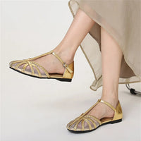 Designer Roman Flats Sandals Women Summer New Gladiator Low Heel Women Sandals