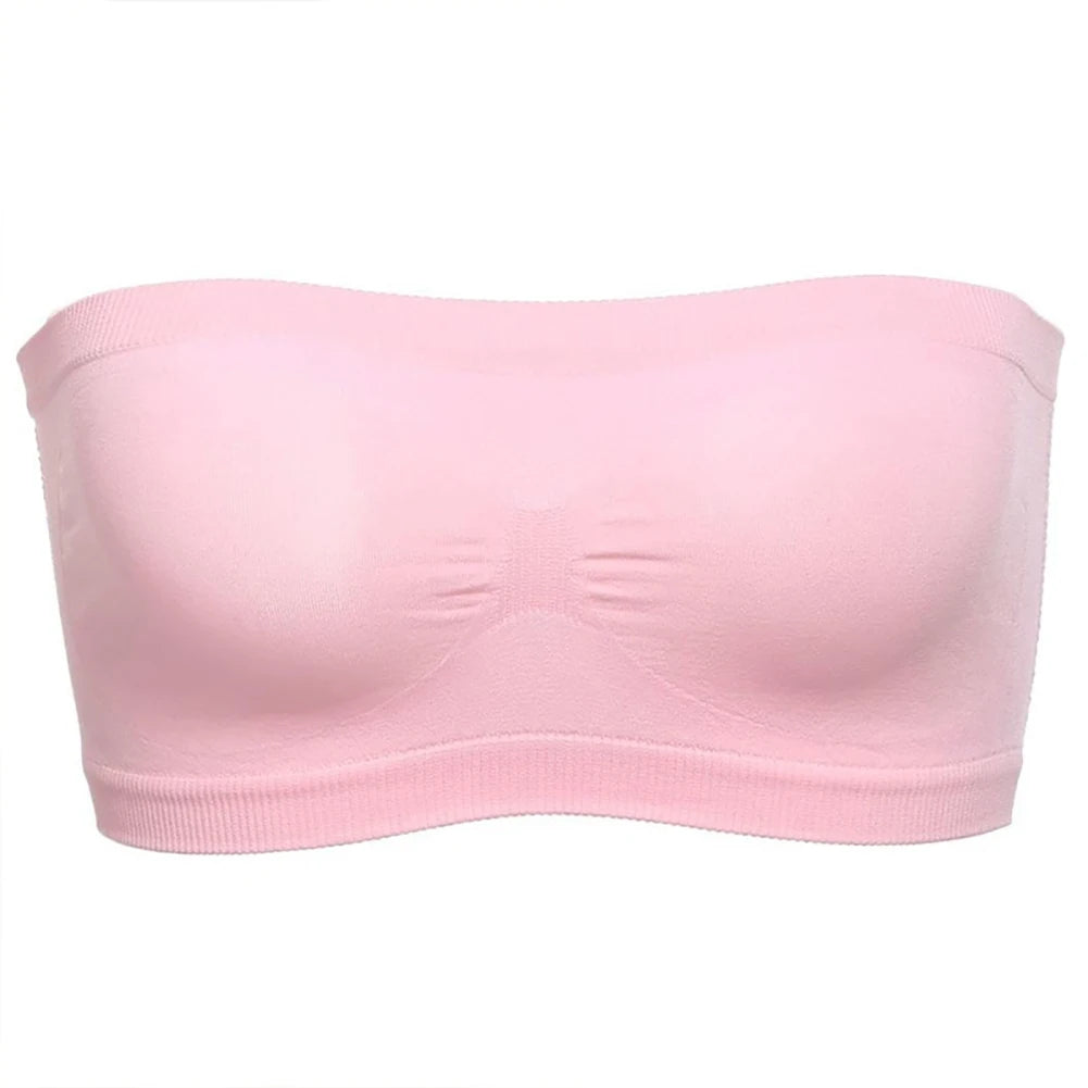 Bra Breathable Mesh Tubular Bra Strapless Crop Tops Women Sexy Bralette Underwear Bustier
