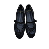 Ultra Soft Lace Breathable Flat Bottom Women's Shoes Quality Women's Casual Shoes Low Heel Floral Pattern