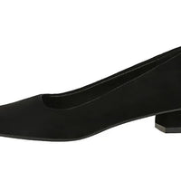 Women Fashion Style Quality Square Toe Low Heel Pumps Lady Prom Suede Shallow Mouth Thick High OL Single Shoes