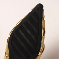 Hollow Woven Pointed Cool Slippers Women's Summer Thick Heel Outer Wear Bag Head Half Slippers Women Sandals