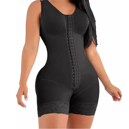 Shapewear High Compression Bodysuit Girdles with Brooches Bust for Daily and Post-Surgical Use Slimming Sheath Belly Women