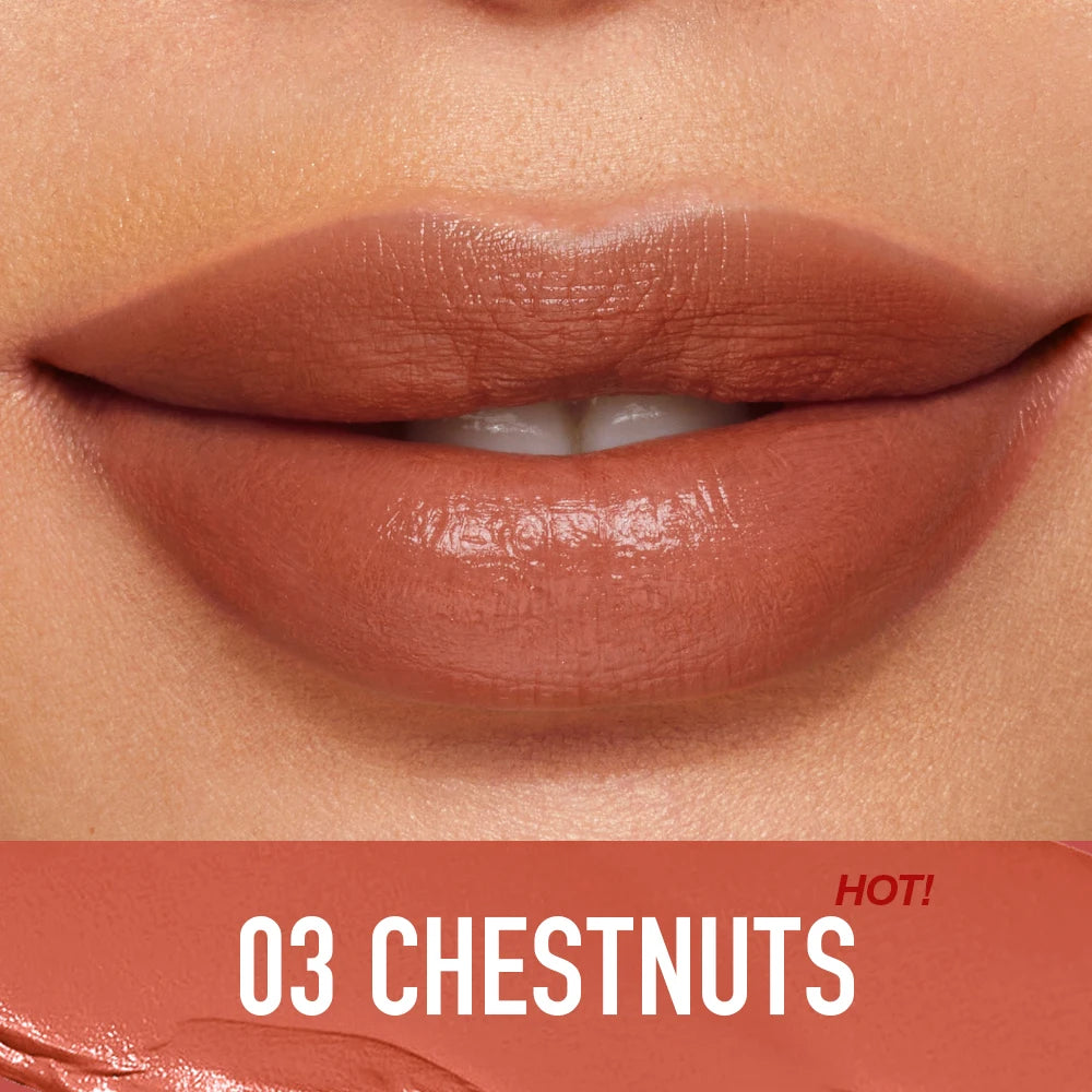 Lipstick Lip Tint Moisturizing Nourishing Glow Lightweight Smooth Non-Sticky Refreshing Red High-shine Lipstick Makeup