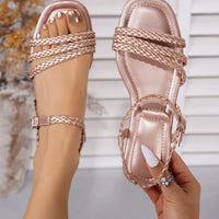Fashion Sandals Summer Women Shoes Non-Slip Women's Sandals Elegant Flat Footwear Female Women Sandal
