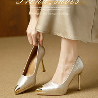 Elegant Heel Women's Shoes Party Style Comfortable Waterproof Platform Hollow out Design Fashion