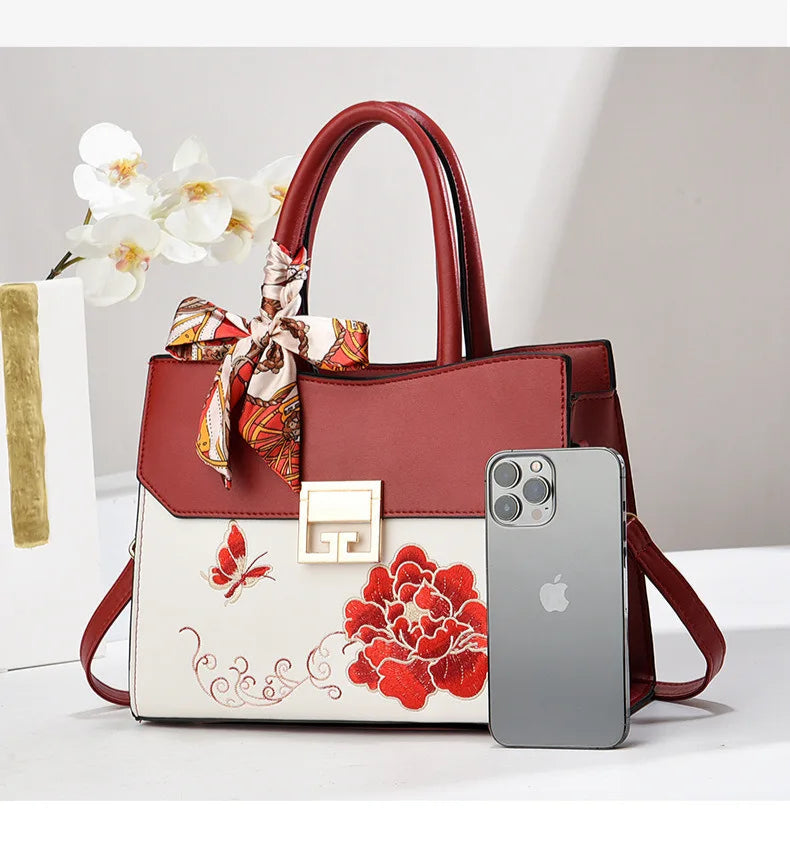 Embroidered Women's Bag Fashion Crossbody bags High Style Versatile Large Capacity Shoulder Handbag Designer Bag