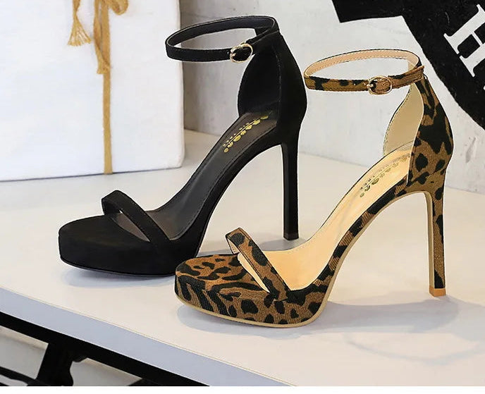 Super High Heels Nightclub Women's Shoes Open-toed Women's Sandals