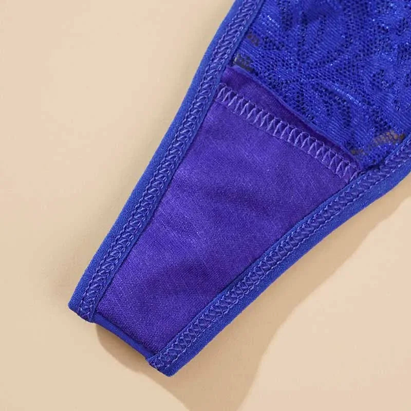 Lace Underwear For Women Low Rise Adjustable Waist Thongs Sexy G-String Female Breathable Underpants Lingerie