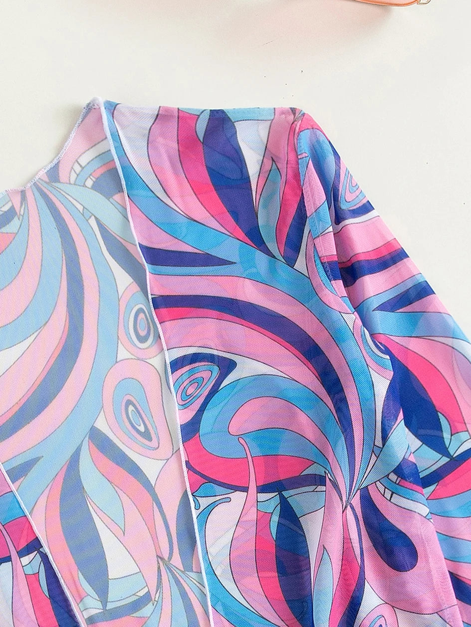 Sexy Print Bikini Women High Waist Swimsuit Cover Up Swimwear Female Lady Bathing Suit Swimming Summer Beachwear