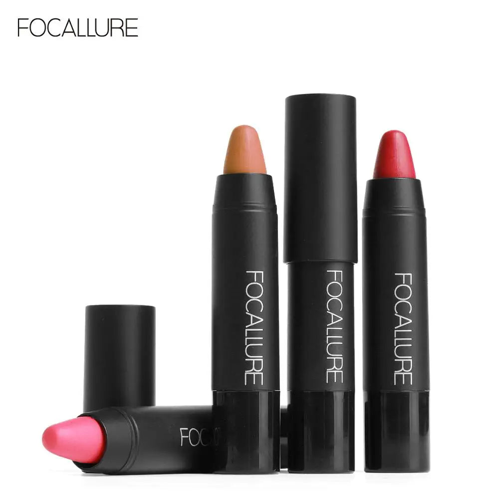 Matte Lipstick many Colors Waterproof Matte Lipsticks Soft Texture Lip Stick Cosmetic Sext Red Nude Lip Makeup