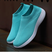 Women Shoes Breathable Flats Elastic Flat Shoes For Women Sneakers Spring Summer Footwear Lightweight Sports Shoes