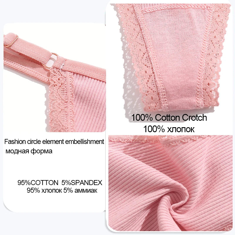 Sexy G-string Panties Cotton Women's Underwear  Adjustable Waist Girl Female Panties Bikini Lady Thongs Lingerie