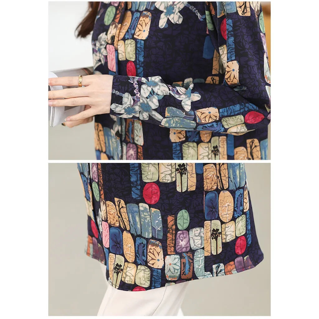 Fashion Women's Casual Shirt Tops Loose Long Sleeve Blouse