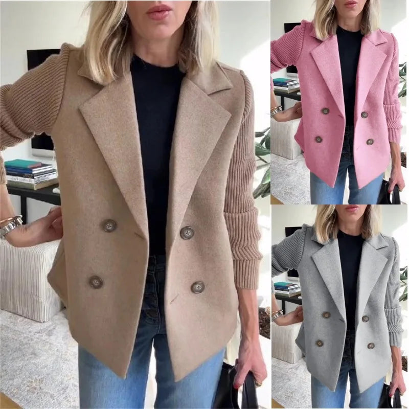 Solid Casual Loose Jacket Coats For Women Vintage Women's Jackets Overcoat Autumn Female Coat Outer wears Tops - Natalia Home Fashion