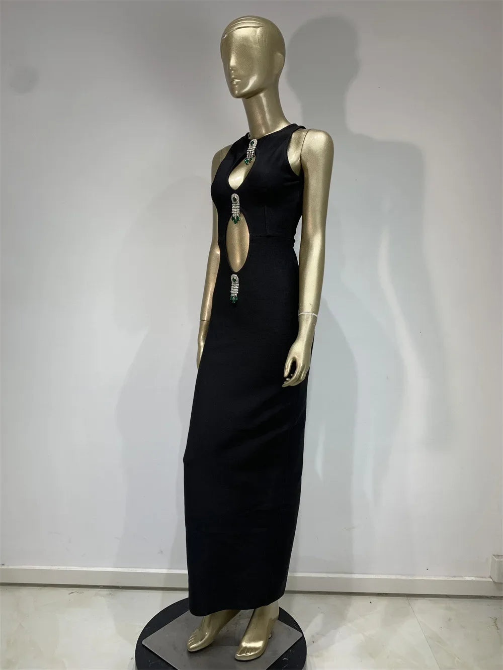 Sexy Cross-Border Dress with Hole Party Gown Wraparound Skirt Women's Fashion Clothing Dress