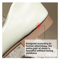 Soft Bottom Flat Casual Women's Shoes Butterfly Knot Slip-On Simple Design Shoes  Synthetic Leather