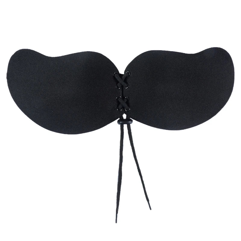 Seamless Self Adhesive Fly Bra Strapless Push Up Bra Wireless Stick On Sexy Lingerie Invisible Silicone Sexy bra For Women Girl