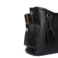 Soft Genuine Leather Crossbody Bag Women Fashion Shoulder Bag Large Capacity Handbag and Purse Ladies Cow hide Messenger Bag