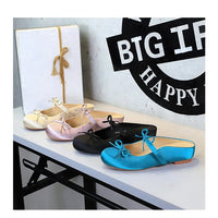 Ladies Slippers Bowknot Silks Satins Women Shoes Round Head Women Sandals Summer Shoes Women Slippers