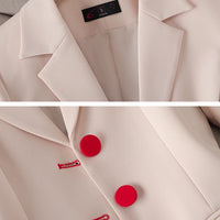 Fashion Blazer Jacket And Pant Suit Women Female Office Ladies Business Work Wear Formal 2 Piece Set