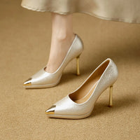 Elegant Heel Women's Shoes Party Style Comfortable Waterproof Platform Hollow out Design Fashion