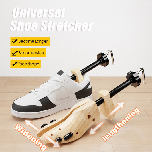1/2 Pc Wooden Shoe Trees Adjustable Shoe Stretcher Expander Women Unisex Length Width shoes Extender Keeper Heels