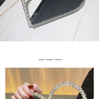 Mini Heart Shape Evening Bag Trendy Party Clutch Purse Women's Elegant Handbags For Party Prom