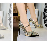 French Style Pointed Sexy High Heels for Women Thin Heels and Shallow Mouth Single Shoes