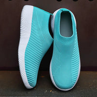 Women Shoes Breathable Flats Elastic Flat Shoes For Women Sneakers Spring Summer Footwear Lightweight Sports Shoes