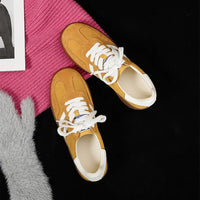 Women Tennis Sneakers Flats Ladies Fashion Lace-up Vulcanized Shoes Spring Autumn Woman Outdoor Trainers Footwear