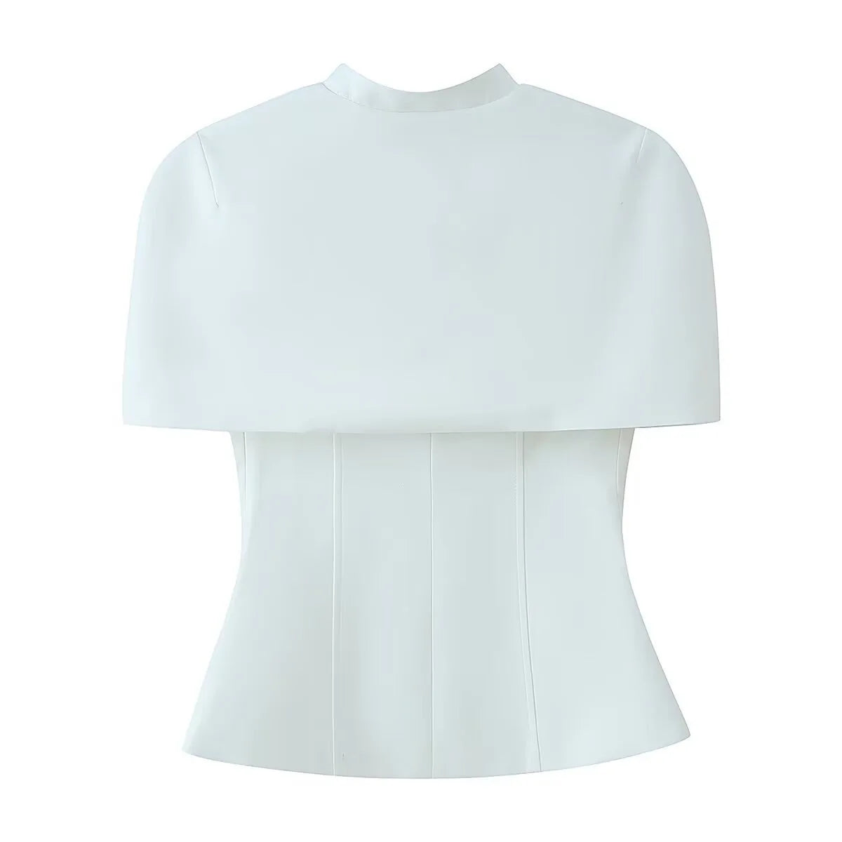 Fashionable French Style Two-Piece Set with off shoulder Top And Elegant Cape Lady Top Summer Casual Outfit for Young Women