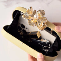 Dinner Bag Women Fashion Flower Buckle Handbag Wedding Bride Evening Bags Girls Cute Party Clutch Bag Shoulder Bags