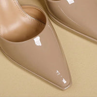 High Heels Sandals Women Fashion Solid Color Heels Sandals Pointed Toe Stiletto Ladies Commuting Single Shoes