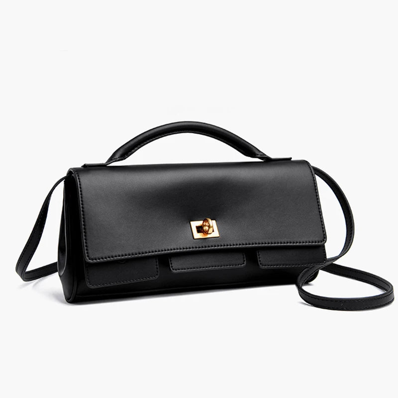 Luxury Women Bags PU Leather Shoulder Bags Women Fashion Gold Buckle Handbags Women Crossbody Bags