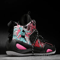 Professional Basketball Shoes Women Anti Slip Cushioning Wear Resistant Breathable Sneakers Outdoor Training Teen Athletic Shoes