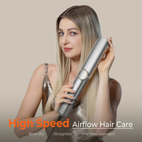 2-in-1 High Speed Ceramic Hot Airflow Hair Straightener Blow Dryer LED Display Electric Wet-to-Dry Natalia Home Fashion    Natalia Home Fashion