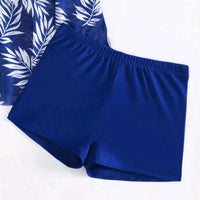 Short Dress Tankini With Shorts Swimsuit Women Swimwear Female Padded Printed Bathing Swim Suit Swimming Beachwear Summer