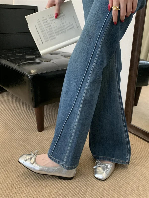 French Vintage Ballet Style Flat Bottom Single Shoes Women's Square Head Soft Bottom Mary Janes