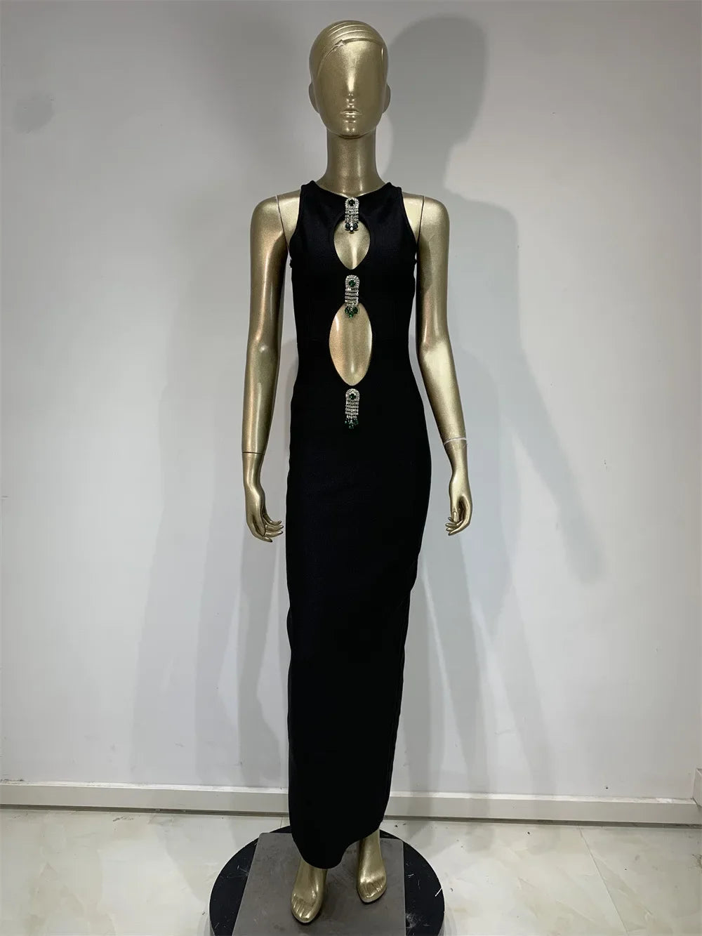 Sexy Cross-Border Dress with Hole Party Gown Wraparound Skirt Women's Fashion Clothing Dress