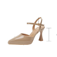High Heels Sandals Women Fashion Solid Color Heels Sandals Pointed Toe Stiletto Ladies Commuting Single Shoes