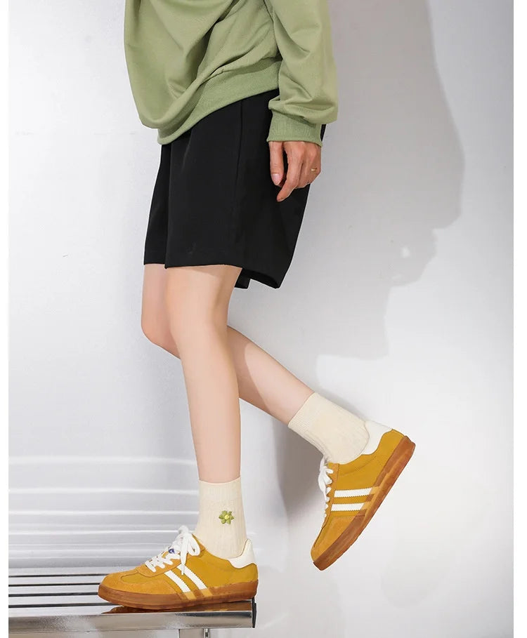 Women Tennis Sneakers Flats Ladies Fashion Lace-up Vulcanized Shoes Spring Autumn Woman Outdoor Trainers Footwear