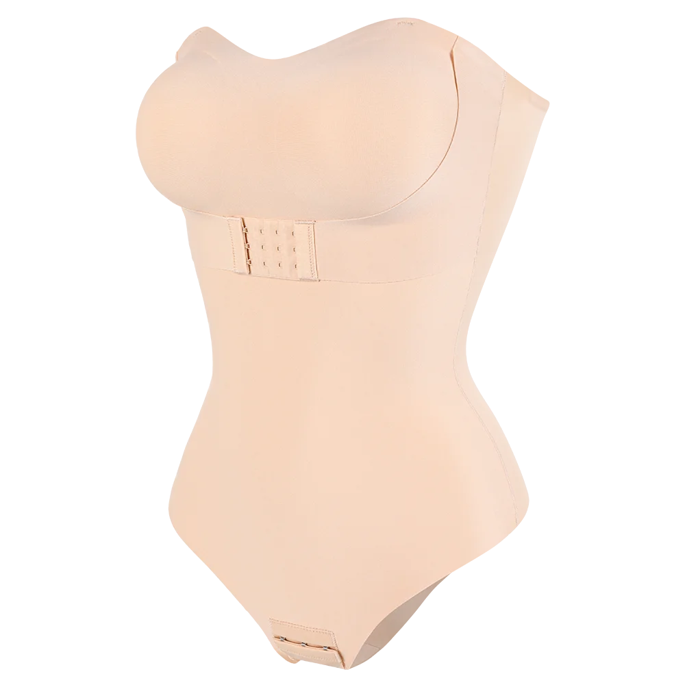 Strapless Thong Bodysuits 4XL Women Belly Control Full Body Shaper Push Up Breast Underwear Plus Size Women's Clothing