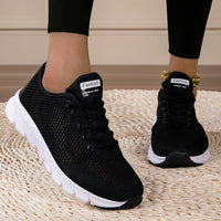 Cross-border large summer hollowed-out woven women's sports casual shoes light running shoes