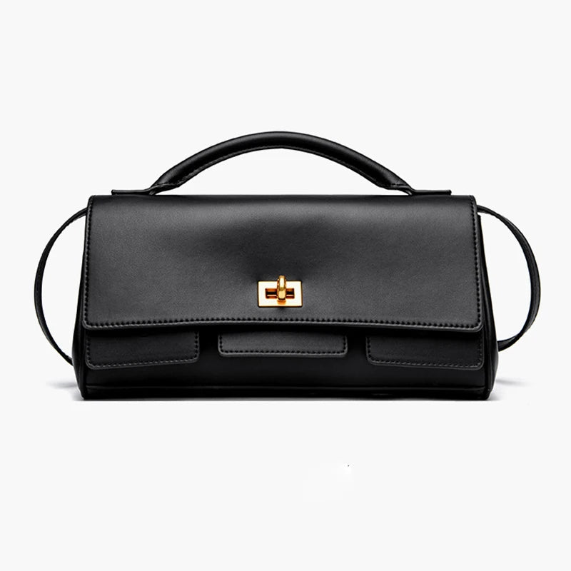 Luxury Women Bags PU Leather Shoulder Bags Women Fashion Gold Buckle Handbags Women Crossbody Bags